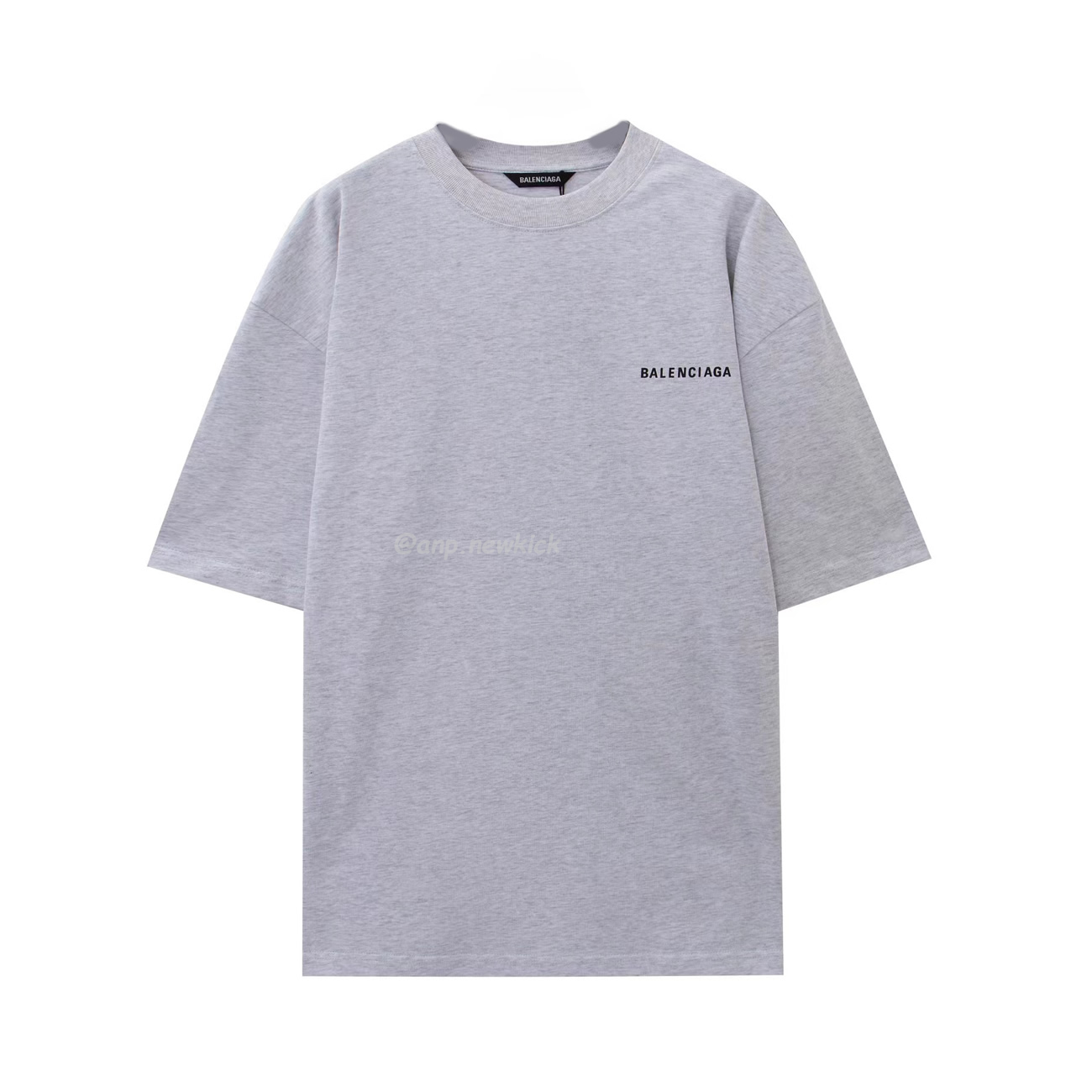 Balenciaga Logo T Shirt Grey (1) - newkick.cc